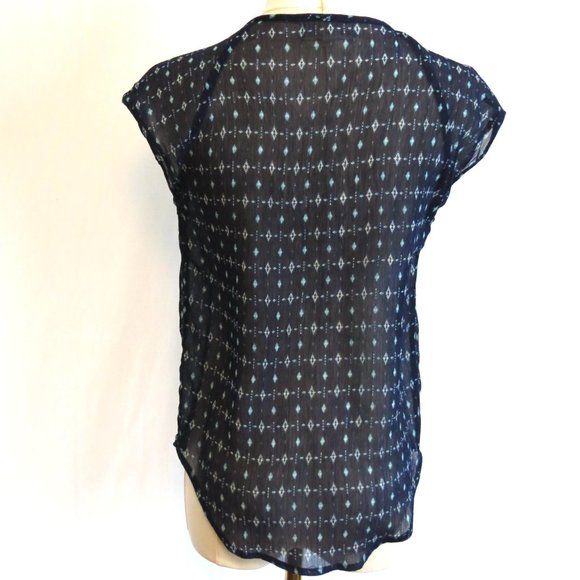 PINK ROSE Casual Sleeveless Tie Neck Top - Picture 3 of 9